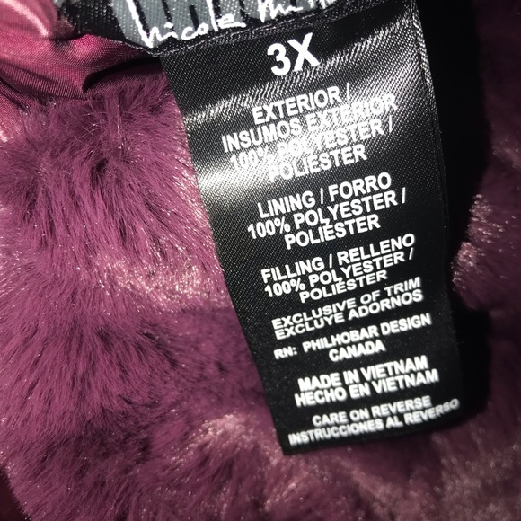 Nicole Miller reversible faux fur vest ( no offer please ) very soft - Picture 9 of 11